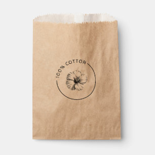Sacolinha 100% Cotton Vintage Botanical Flower Business Bag