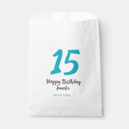 Sacolinha 15 aniversário quiencenera adicionar data ano temp