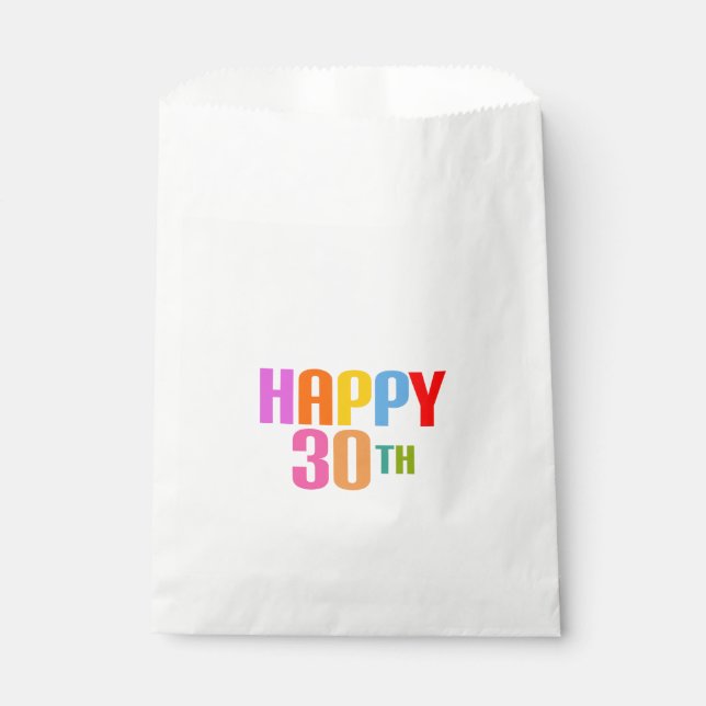 Sacolinha 30 feliz (Frente)