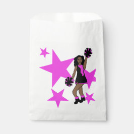 Sacolinha 3 Cheias de White Favor Personalizado Cor-de-rosa 