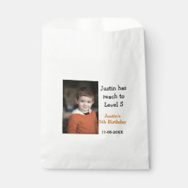 Sacolinha 5 jogo de aniversário em data moderna