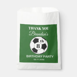 Sacolinha 8th Birthday Party Soccer Green Boys Sports