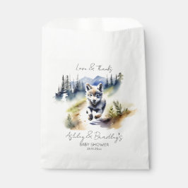 Sacolinha A aventura temida Wolf aguarda chá de fraldas com 