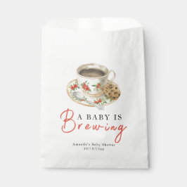 Sacolinha A Baby Is Brewing Coffee Cup Baby Shower