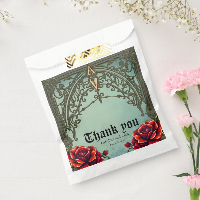 Sacolinha A flor vermelha, a flor da afeição. (Selado)