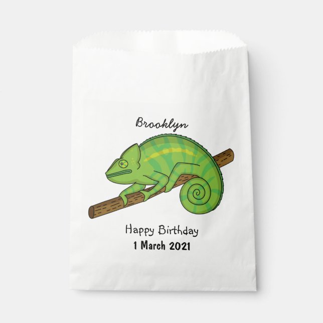 Sacolinha A ilustração do camaleão de Parson (Frente)