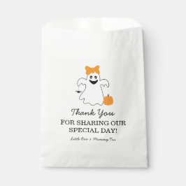 Sacolinha A Little Boo Is Almost Due Halloween Baby Shower