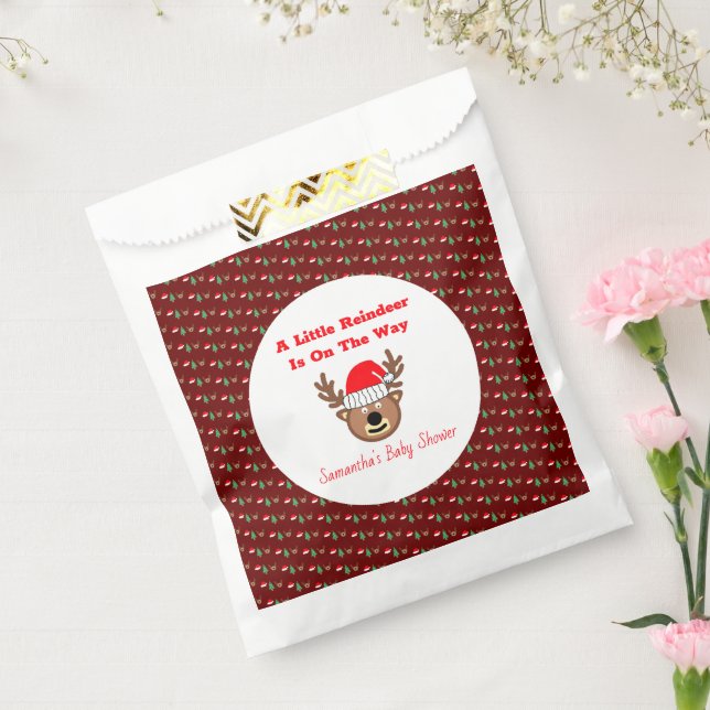 Sacolinha A Little Reindeer Is On The Way (Selado)