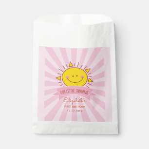 Sacolinha A luz do sol pequena cor-de-rosa bonito de Kawaii