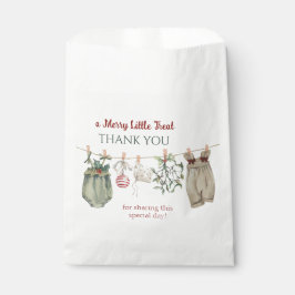 Sacolinha A Merry Little Girl Christmas Clothes Thank You