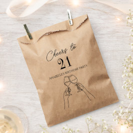 Sacolinha A moderna e elegante alegria para 21 festas de ani