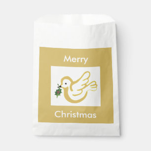 Sacolinha A paz do Natal mergulhou com azevinho