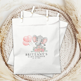 Sacolinha A Sweet Little Girl is on her Way Baby shower