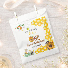 Sacolinha Abelhas amarelas do dia da abelha primeira festa d