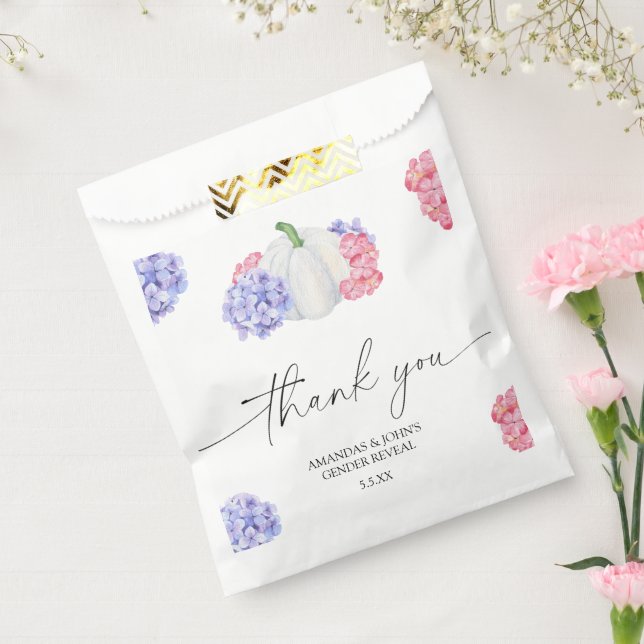 Sacolinha Abóbora de Aquarela Agradeço a revelação do gênero (Selado)