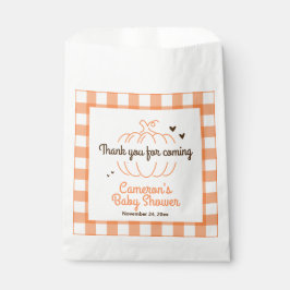 Sacolinha Abóbora Mínima No Caminho Personalizado Neutro Par