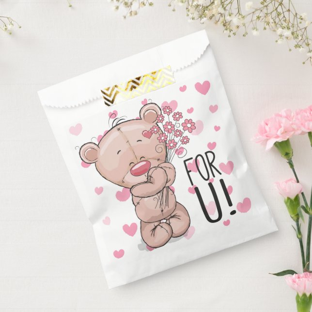 Sacolinha Abraços de Urso Corações (Selado)