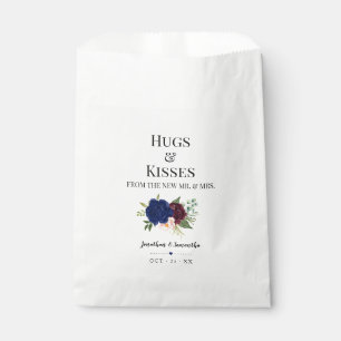 Sacolinha Abraços e beijos do novo casamento floral da Sra.