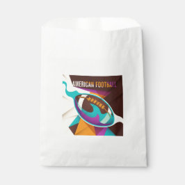 Sacolinha Abstrato de Futebol Americano