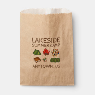 Sacolinha Acampamento de Verão em tendas de combate a incênd