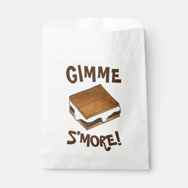 Sacolinha Acampamento Gimme S'more Marshmallow Campfire S'mo (Frente)