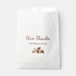 Sacolinha Ação de Graças: Obrigados caem no outono