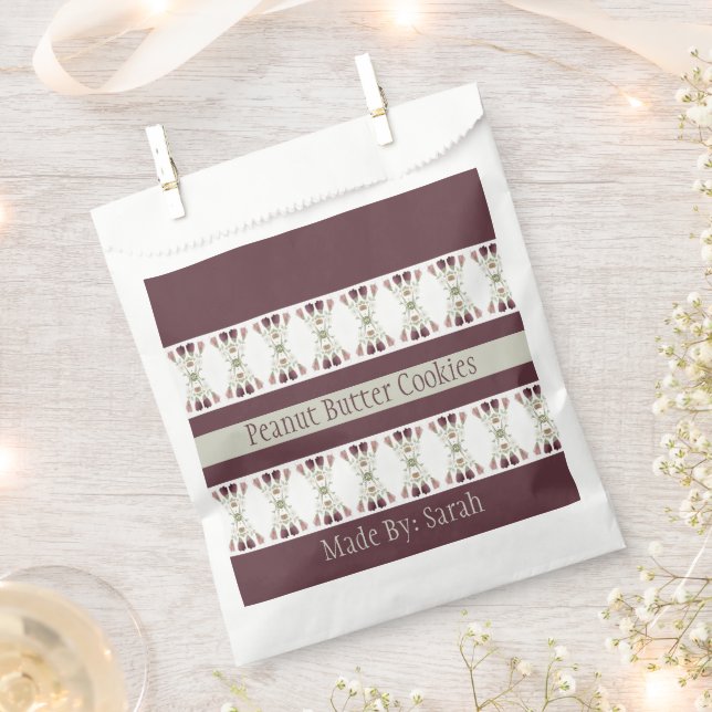 Sacolinha Acento Floral Decorativo (Cortado)