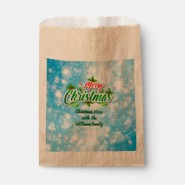 Sacolinha Adicionar Nome Correspondente a Merry Christmas Bl