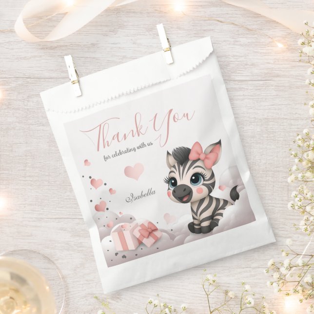 Sacolinha Adorable little zebra  (Cortado)