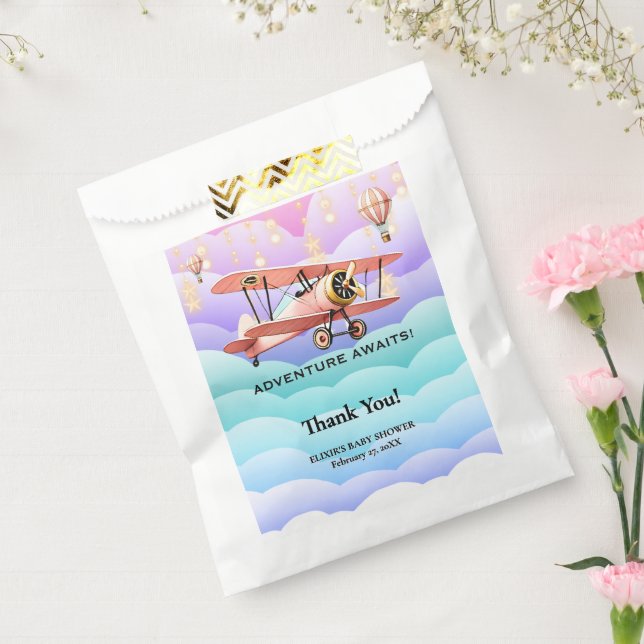 Sacolinha Adventure Aguarda Chá de fraldas de Aviação (Selado)