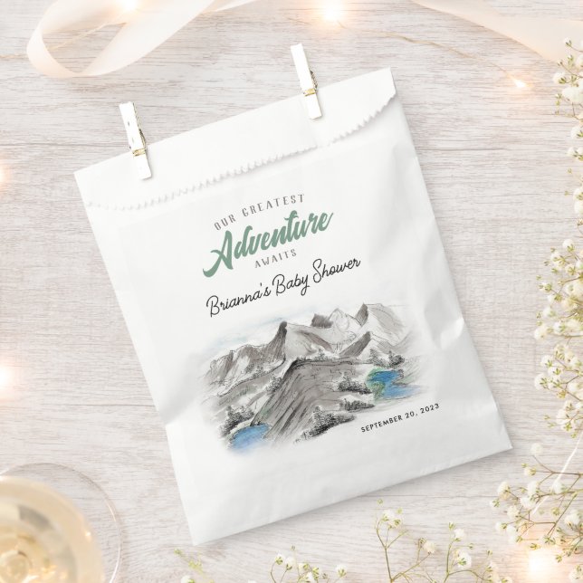 Sacolinha Adventure Aguarda Montanhas de Chás de fraldas da  (Cortado)