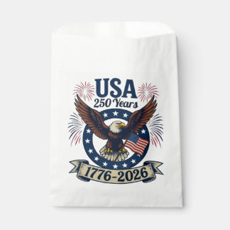 Sacolinha Águia Americana Patriótica 250 Anos 1776-2026