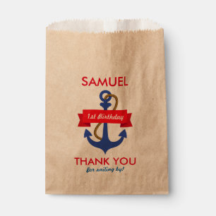 Sacolinha AHOY! Chá de fraldas de Aniversário Náutico