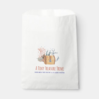 Sacolinha Ahoy, é um Chá de fraldas náutico, Bolsas de favor