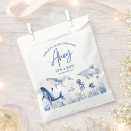 Sacolinha Ahoy! É um menino, debaixo do Chá de fraldas do Se