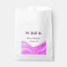 Sacolinha Ainda fazemos brilho púrpura da cor da água rosa