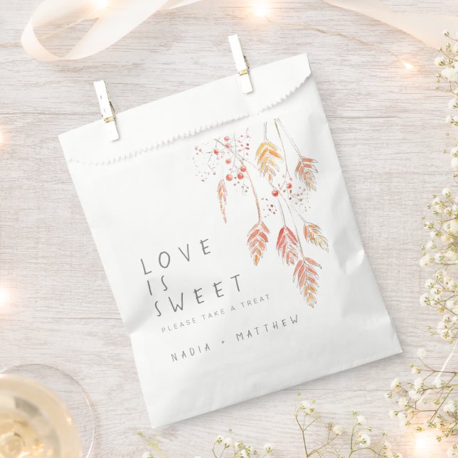 Sacolinha Airelas de grama casamento outono de esboço com aq (Cortado)