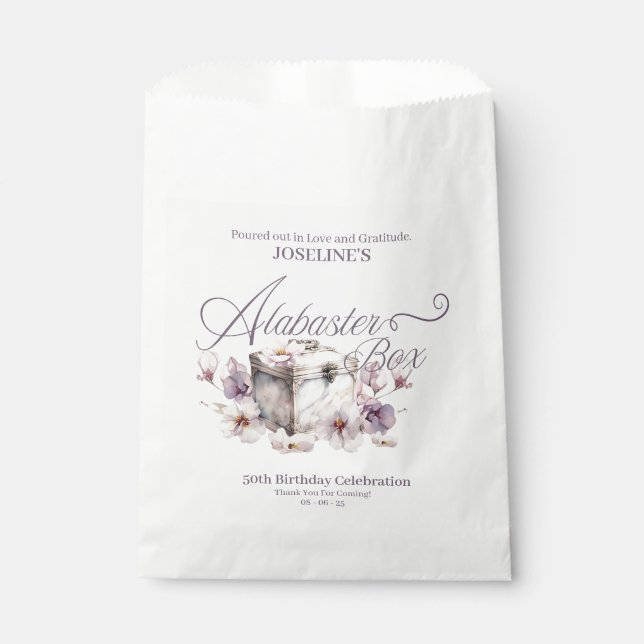 Sacolinha Alabaster Box Birthday (Frente)