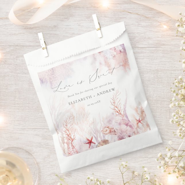 Sacolinha Algas marinhas subaquáticas | Casamento por Aquare (Cortado)