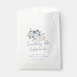 Sacolinha Algo azul antes de fazer chá de panela