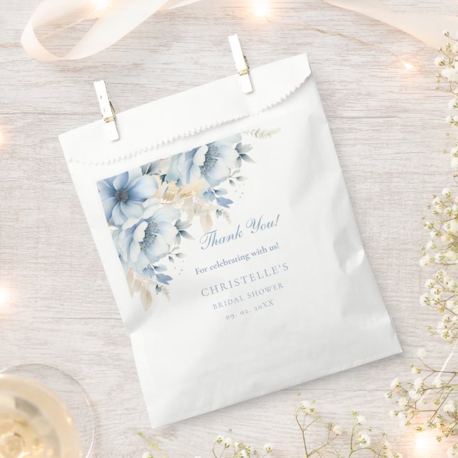 Sacolinha Algo azul antes do floral Chá de noiva (Cortado)