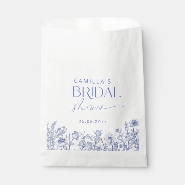 Sacolinha Algo Azul Antes que eu faça Chá de panela (Frente)