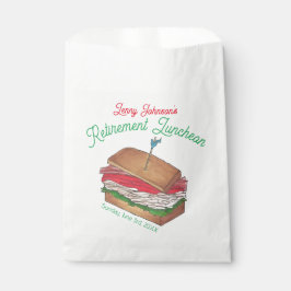 Sacolinha Almoço de Aposentadoria Almoço Sanduíche Club de P