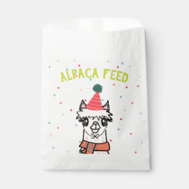 Sacolinha Alpaca Comida Fiesta Birthday