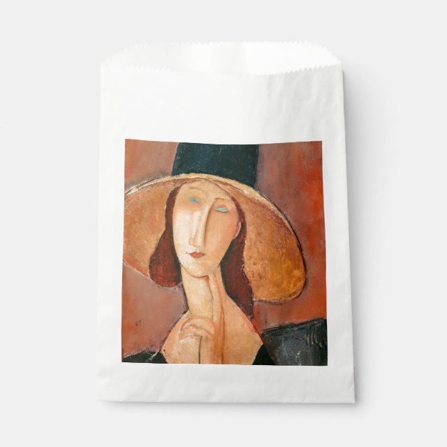 Sacolinha Amedeo Modigliani - Jeanne Hebuterne em Grande Cha (Frente)