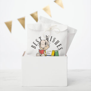 Sacolinha Amendoins Melhores Desejos Formatura Snoopy Lendo