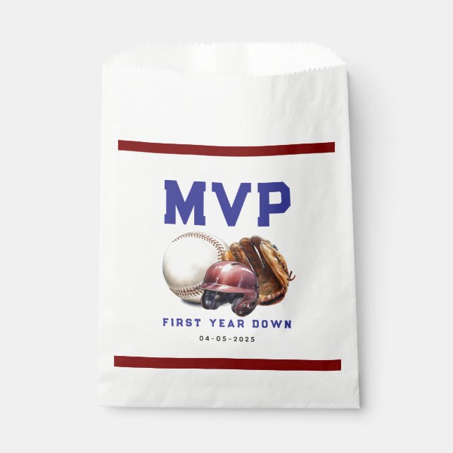 Sacolinha American Football First Year Down 1st Birthday (Frente)