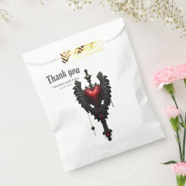 Sacolinha Amor eterno à sombra da escuridão gótica.