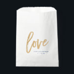 Sacolinha Amor Favor Bag, carta Dourada, bolsa de favor de c<br><div class="desc">Chá com a letra falsa dourada "Love"</div>