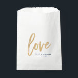 Sacolinha Amor Favor Bag, carta Dourada, bolsa de favor de c<br><div class="desc">Chá com a letra falsa dourada "Love"</div>